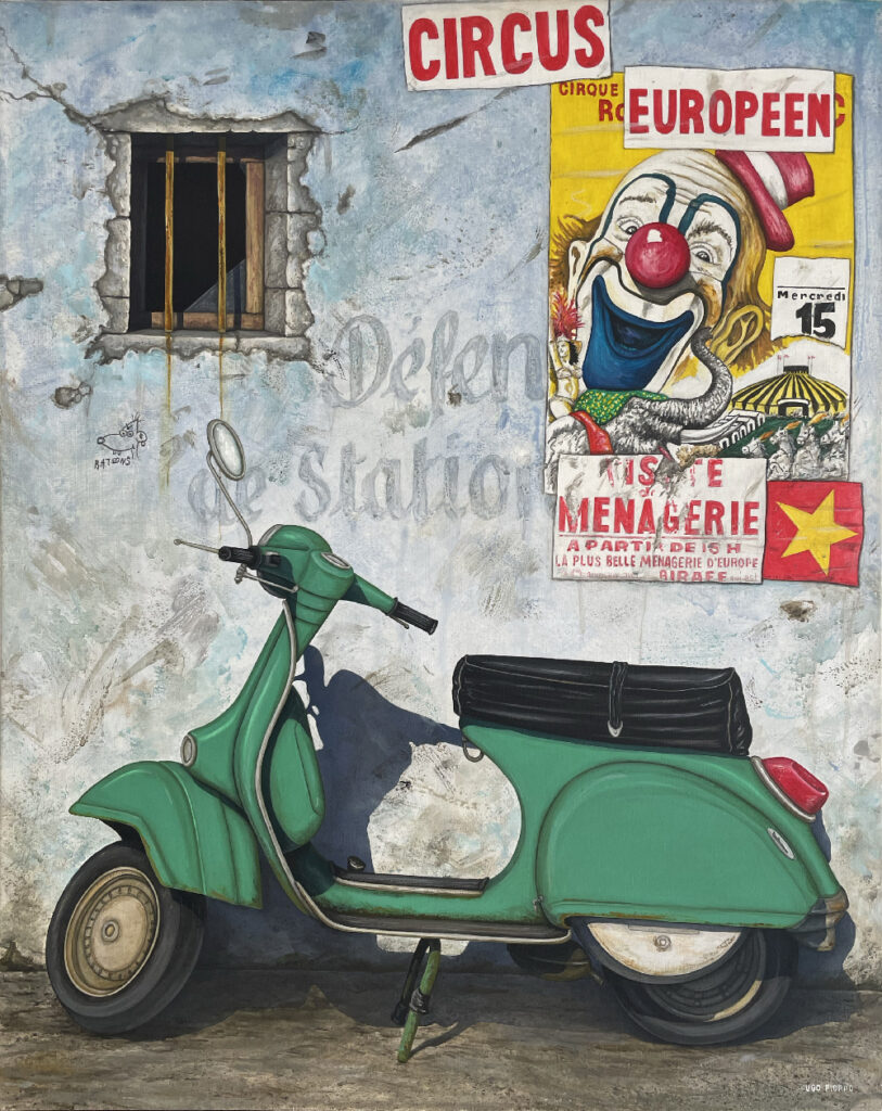 Toile acrylique "Circus" de Ugo Pioppo