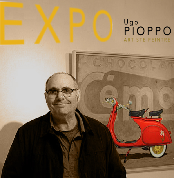 Exposition de Ugo Pioppo à la galerie la ligne ROUGE à Vic.
