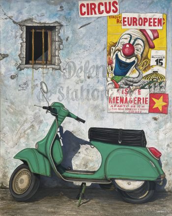 Toile acrylique "Circus" de Ugo Pioppo